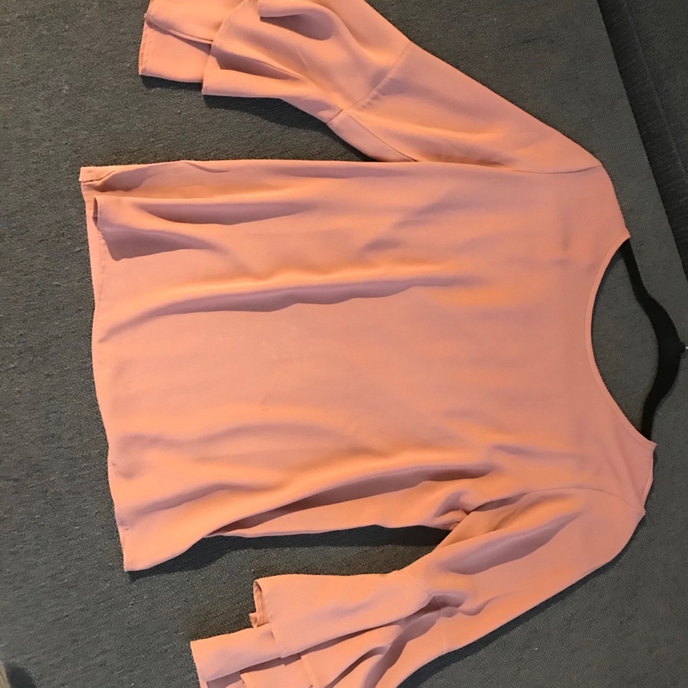 Loft Petite Bell-Sleeve Blouse